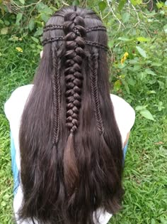 Avatar Hairstyles Pandora Braids, Elvish Hairstyles For Short Hair, Dystopian Hairstyles, Jedi Hairstyles Female, Native Hairstyles, Native American Hairstyles, Medieval Braids, Star Wars Inspired Hair, Elf Braids