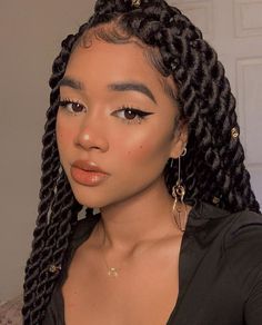 Twist Braid Hairstyles, Fake Hair, Pinterest Hair, Girls Hairstyles Braids, African Braids, Braided Hairstyles For Black Women, Twist Braids