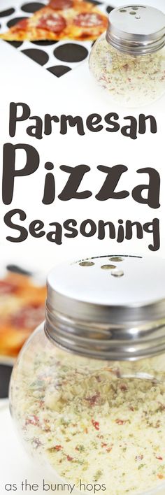 the cover of parmesan pizza seasoning