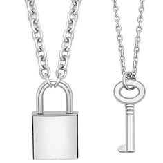 PRICES MAY VARY. Eboy/Egirl Padlock Necklace: Are you still searching for a simple and eye-catching Eboy/Egirl necklace? Then this padlock necklace can meet your needs. Material of Lock Key Necklace: Stainless steel chain + alloy lock and key pendant. Unisex, durable and long-lasting, environmentally friendly. Size: Available in 5 necklace sizes, 19.7"/50cm, 21.7"/55cm, 23.6"/60cm, 25.6"/65cm, 27.6"/70cm. Best Gift: The small key on the padlock necklace can open the lock. Fashionable accessories Egirl Necklace, Padlock Necklace, Lock Pendant, Fashionable Accessories, Key Pendant Necklace, Choker Chain, Lock Necklace, Locks & Key, Necklace Chain Lengths