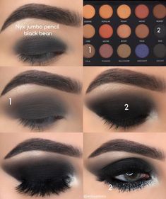 Follow 𝓐𝓷𝓲𝓼𝓪💋 on Instagram Smokey Eye Makeup Steps, Makeup Steps, Smokey Eye Makeup Tutorial