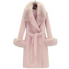 Womens Wool Blend Fox Fur Collar Slim Belt Coat       Color : Black ,Pink ,Rice White Material:Wool Blend Size: XS ,S ,M ,L ,XL ,2XL Style:Casual Note: As different computers display colors differently, the color of the actual item may vary slightly from the above images.We can not guarantee 100% the customers can fit because of the individual size.We appreciate your understanding         Payment   Delivery details Shipping Method: Air Mail(18-25 working days) We ship item by air mail after rece Pink Princess Coat, Formal Boots, Fur Clothes, Pink Rice, Clothes Sweaters, Pink Fur Coat, Belt Coat, Rice White, Slimmer Belt