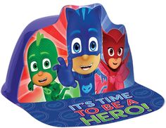 an inflatable hat with the words it's time to be a hero