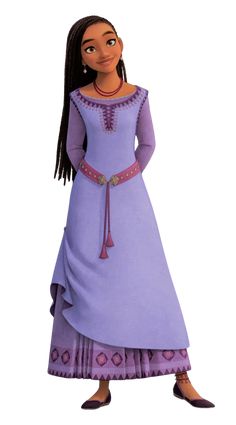 the princess and the frog from disney's animated movie, tangled in purple dress