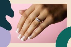 Engagement Nails 15 Nail Designs to Show Off Your RingHelloGiggles Photoshoot Nails, With Acrylic Nails, Nails Engagement, Tropical Vacation Nails, Engagement Nails, Franklin Bbq, Nail Quotes, Pin Crafts, Nails Green