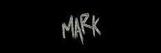 the word mark written in white on a black background