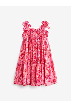 Playful Pink Cotton Floral Dress, Playful Pink Heart Print Dress, Summer Fashion Dresses Casual, Playful Pink Floral Cotton Dress, Pink Print Dress, Mens Dress Outfits, Floral Print Toddler Dress, Zara Kids Printed Dress