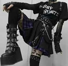 Goth Gifts, How To Impress, Pretty Clothing, Egirl Fashion, E Girl Outfits, Barbie Wardrobe, Goth Girl, Punk Outfits