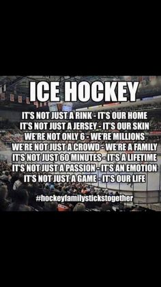 an ice hockey rink with the words ice hockey on it