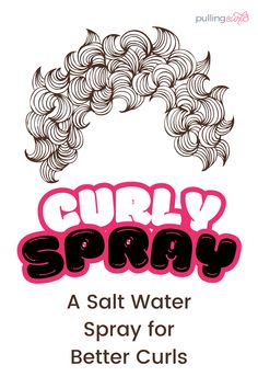 Diy Curl Spray, Diy Texture Spray For Hair, Texture Spray For Hair, Salt Water Hair Spray, Diy Sea Salt Spray, Homemade Hair Spray, Diy Hair Spray, Salt Hair, Diy Curls