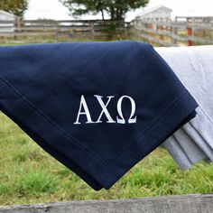 Sorority/Monogrammed Blanket - The Letter Market Sorority Blanket, Sorority Accessories, Sorority Clothing, Cup Of Hot Chocolate, Sorority Sweatshirts, Girls Night In, Sorority Big Little, Sweatshirt Blanket, Sorority Gifts