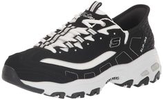 PRICES MAY VARY. Skechers Hands Free Slip-ins for an easy fit Skechers Air-Cooled Memory Foam cushioned comfort insole Iconic Skechers D'Lites design Fashion lace-up sneaker with smooth genuine leather and quarter webbing mesh upper Skechers D'lites, Sneakers Skechers, Skechers D Lites, Skechers Women, Kids Luggage, Classic Sneakers, Skechers Shoes, Design Fashion, Pharmacy Gifts