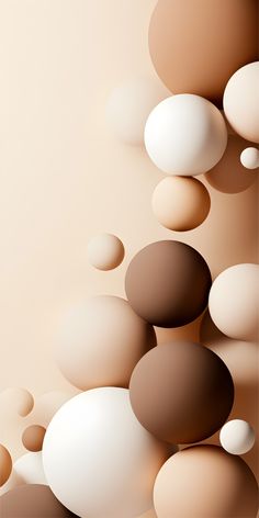 an abstract background with many different shapes and sizes, including eggs on the bottom right corner