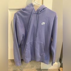 Never Worn Before In Perfect Condition Nike Hoodie Colors, Nike Hoodie With Ribbed Cuffs For Spring, Nike Crew Neck Hoodie For Spring, Nike Spring Sweatshirt With Drawstring Hood, Nike Casual Hoodie For Spring, Nike Hoodie For Spring, Tangled Hoodie, Nike Hoodie Aesthetic, Purple Nike Hoodie