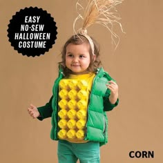 Carnaval Kids, Corn Costume, Sew Halloween Costume, Kid Costume, Fairy Halloween Costumes, Cloth Diy, Diy Costumes Kids