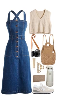 Looks Total Jeans, Midi Skirt Outfits, Mode Ulzzang, Modesty Outfits, Easy Trendy Outfits, Fashion Mistakes