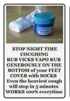 Vic Vaporub, Vapo Rub, How To Stop Coughing, Asthma Remedies, Home Remedy For Cough