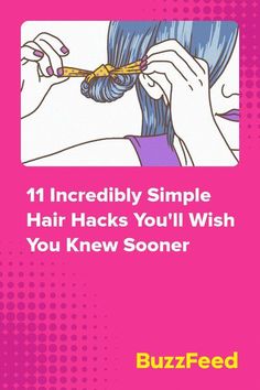 Simple Hair Hacks, Hair Doos, Hair Tricks, Hair Styels, Pro Hair, More Sleep, Hair Upstyles, Simple Hair, Fast Hairstyles