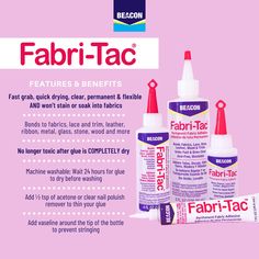 fabri - tac advertises the products used to treat children's teeth