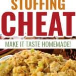 this is an advertisement for stuffing meats that are made it taste homemade and they look delicious