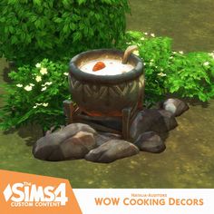 the sims 4 wow cooking decors are in this game, and it's easy to use