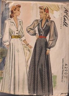 Vintage Dresses 40s, Evening Dinner Dress, Fashion 1940s, Evening Dinner, 40s Fashion, Vintage 40s, 1940s Dresses