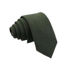 Message seller for a free swatch. Color:  Dark Olive Green  Material:  100% Cotton Adult Skinny Regular Length Tie:  approx. 2.5 inches wide and 58 inches long Adult Skinny Extra Long Length (Big & Tall) Tie:  approx. 2.5 inches wide and 63 inches long Adult Traditional Wide Regular Length Tie:  approx. 3.15 inches wide and 58 inches long Adult Traditional Extra Long Length Tie:  approx. 3.15 inches wide and 63 inches long Pocket Square:  approx. 10 inches x 10 inches Green Suit And Tie Accessories For Groom, Classic Adjustable Tie For Groom, Classic Adjustable Ties For Groom, Green Standard Tie For Wedding, Green Neckwear With Ties As Gift, Green Formal Neckwear With Ties, Classic Green Neckwear With Ties, Classic Green Standard Tie, Christmas Ties