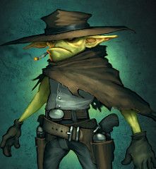 Francois LaCroix Goblin Gunslinger, Goblin Art, My Fantasy World, Fantasy Races, D&d Dungeons And Dragons, Modern Fantasy, Fantasy Novel