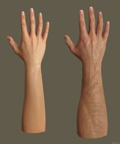 two hands reaching up to each other