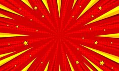 an abstract red and yellow background with stars