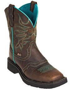 Justin Womens Mandra Chocolate Western Boots - Wide Square Toe, Chocolate Cowgirl Boots Round Toe, Square Toe Cowgirl Boots, Chocolate Boots, Cowgirl Boots Square Toed, Pattern Outer, Justin Boots Womens, Womens Cowgirl Boots, Brown Cowboy Boots, Boots Square Toe