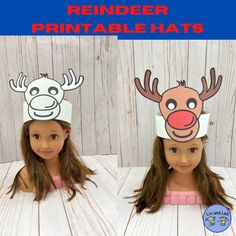 Celebrate the winter Holidays and Christmas with our Reindeer headband craft for kids. Print and have kids color for a fun winter holiday table activity. You will receive: 1 reindeer headband in black and white 1 reindeer headband with colors 4 Christmas hoilday wording headbands and blank option: Merry Christmas! Happy Holiday! Ho! Ho! Ho! Merry x-mas! A fun kids craft! Use for kids play, kids arts and craft, kids birthday party! Reindeer Headband Craft, Snowman Headband, Paper Crown Printable, Elf Headband, Santa Headband, Paper Headband, Paper Craft Christmas, Tree Headband, Christmas Tree Headband