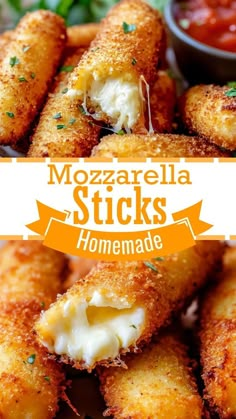 Get ready to enjoy crispy Homemade Air Fryer Mozzarella Sticks! This easy recipe creates gooey, cheesy goodness with less oil, making it a healthier snack option. Perfect for parties or a quick appetizer at home. Dip them in marinara sauce for extra flavor! Savoury Snacks For Party, Ingredient Household Snacks, Mozzarella Air Fryer, Gluten Free Mozzarella Sticks, Homemade Cheese Sticks, Snacks Air Fryer, Air Fryer Mozzarella Sticks, Air Fryer Mozzarella, Cheesy Snacks