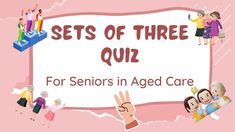 Here is a fun and interactive quiz to share over morning tea with your senior group in aged care. We are always on the lookout for new quiz ideas for seniors. They may seem simple, but these sets of threes are phrases we learned in school and while growing up. So, revisiting them can help... Quiz Ideas, Ideas For Seniors, Memorial Day Activities, Elderly Activities, Health Fair, Aged Care, Free Quiz