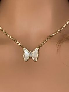 Chain Butterfly, Beautiful Gold Necklaces, Mixed Metal Jewelry, Chain Extenders