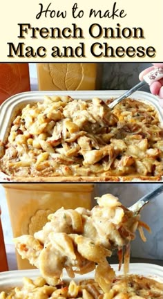 a casserole dish with cheese being lifted from the casserole in it