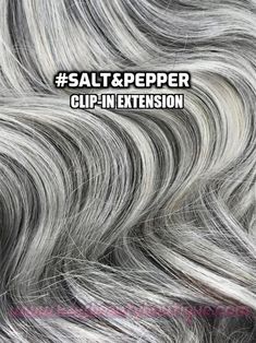 Silver Hair Extensions, Dark Silver Hair, Grey Hair Extensions, Salt And Pepper Hair, Human Hair Clip Ins, Conditioner Hair Mask, Gray Hair Highlights, Hair Treatments, Normal Hair