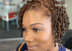 5 Cute Short Loc Hairstyles You Can Rock - CurleeMe Blog Loc Styles For Women Short, Cute Loc Hairstyles For Women, Cute Loc Styles For Women, Short Loc Hairstyles, Short Dreadlocks Hairstyles, Loc Styles For Women, Short Hair 40, Small Dreads, Dreads Short Hair