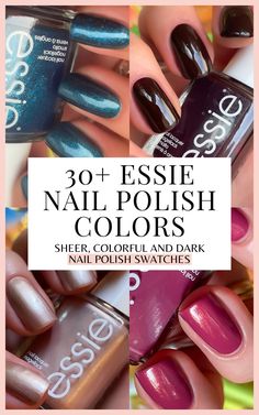 A complete Essie nail polish swatch fest including over 30 colors, from famous sheer and nude Essie polishes to bright pink, red, blue, green and dark colors!
-
-
-
-
best essie nail polish colors - nude essie nail polish swatches - mauve essie nail polish swatches - dark essie nail polish swatches - purple essie nail polish swatches - pink essie nail polish swatches - green essie nail polish swatches - blue essie nail polish swatches - nude nail polish - essie nails - spring nails ideas - summer nails ideas - fall nails ideas - winter nails ideas - christmas nails ideas Essie Nails