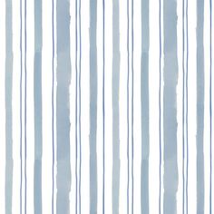 An eye-catching pattern in a mix of stripes, this playful blue and grey wallpaper by Chasing Paper captures the textural look of a watercolor painting. A unique kid's decor idea with endless installation possibilities, it's the perfect way to enhance the architecture of any room-bedrooms, playrooms or even arts-and-crafts nooks. The wallpaper is made of high-quality, self-adhesive poly-woven fabric. And its peel-and-stick construction makes it easy to remove, so you can enjoy the look without a Blue And Grey Wallpaper, Chasing Paper, Home Panel, Paper Installation, Paper Blue, Mirrored Wallpaper, 1% Wallpaper, Old Fashioned Glass, Smooth Walls