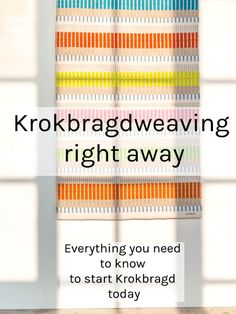 Krokbragdweaving right away - Petra Marciniak - Modern Weaving Modern Weaving Patterns, Basket Weave Blanket, Crochet A Basket, Braid Wrap, Table Loom, Weaving Rugs, Textile Weaving