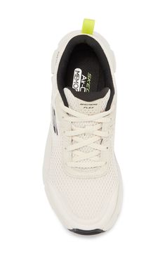 Mesh paneling allows your foot to breathe in a sporty sneaker from Skechers that's built on a supportive sole. Textile upper/synthetic lining and sole Imported White Slip-on Sneakers With Cushioned Footbed For Jogging, White Slip-on Sneakers For Light Sports With Cushioned Footbed, Comfortable Lightweight Slip-on Sneakers With Cushioned Footbed, White Sole Slip-on Sneakers With Cushioned Footbed For Sports, White Slip-on Sneakers With Breathable Mesh For Light Sports, Sporty Sneakers, Sneaker Men, Mesh Panel, Nordstrom Rack