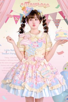 Sweet Like Candy Outfit, Bodyline Dress, Candy Outfit Ideas, Kawaii Dress To Impress, Yami Kawaii Outfit, Candy Oc, Yume Kawaii Fashion, Candy Outfits, Decora Kei Fashion