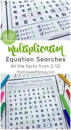 the free printable worksheet to help students learn addition and subtraction