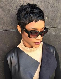 Black Hair Short Cuts, Short Sassy Hair, Sassy Hair, Short Black Hairstyles, Penteado Cabelo Curto, Short Pixie Cut, Cute Hairstyles For Short Hair, Relaxed Hair, Short Hair Styles Pixie