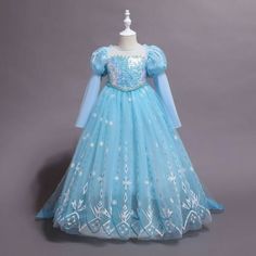 Find many great new & used options and get the best deals for Childrens Girls Princess Ice Snow Queen Elsa Halloween Costume Dress Cape 3-10T at the best online prices at eBay! Free shipping for many products! Frozen 2 Elsa Dress, Elsa Dresses, Elsa Halloween, Elsa Halloween Costume, New Dress Collection, Frozen Dress, Elsa Costume, Elsa Dress, Theme Dress