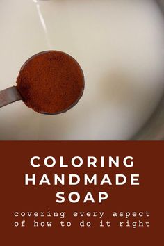 adding color to handmade soap Perfume Blends, House Of Tomorrow, Sandalwood Powder, Soap Colorants, Soap Recipe, How To Make Brown, Homemade Soap Recipes, Soap Maker, Pigment Powder