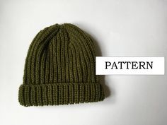 DIGITAL PDF KNITTING PATTERN. NOT THE ACTUAL FINISHED GOODS An easy to follow knitting pattern perfect for beginners and experience knitters alike. This Mock Fisherman's Rib beanie is the perfect unisex hat that is super squishy as well as versatile.  Knit flat on 5mm needles with aran weight yarn. Seamed to finish. Fisherman's Rib, Beanie Knitting Pattern, Fishermans Rib, Knit Hat Pattern, Beanie Knitting, Beginner Knitting Pattern, Mens Hat, Aran Weight Yarn, Beginners Knitting