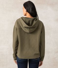 Buckle Black Hazel Henley Hoodie - Green XX-Large, Women's Dustyolive Textured knit hoodie Front pouch pocket Bust measures 44 on size small Body length 24 1/4 on size small. 98% Polyester 2% Spandex. Machine wash cold with like colors gentle cycle. Do not bleach. Tumble dry low. Cool iron if needed. Apparel & Accessories > Clothing > Shirts & Tops Henley Hoodie, Hoodie For Women, Hoodie Green, Women's Sweatshirts, Knit Hoodie, Accessories Clothing, Textured Knit, Pocket Pouch, Apparel Accessories