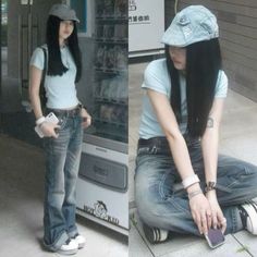 Outfits W Hats, Japan 2000s Fashion, 2000s Fashion Outfits Casual, 일본 패션, Photo Outfit, J Fashion, 2000s Fashion